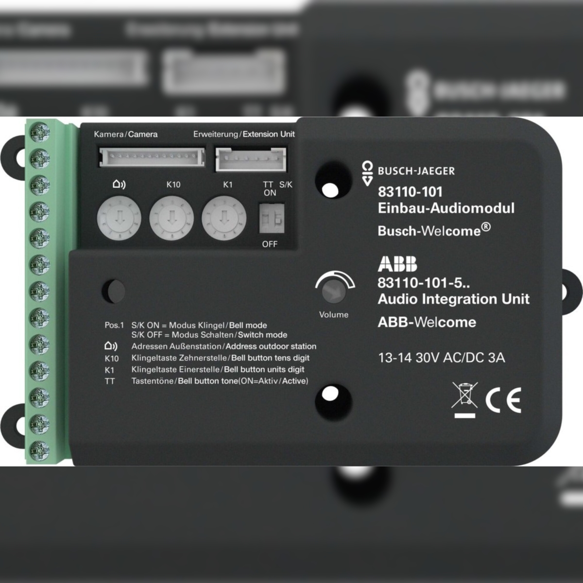 Busch-Jaeger Einbau-Audiomodul 83110-101 2CKA008300A0521 Image