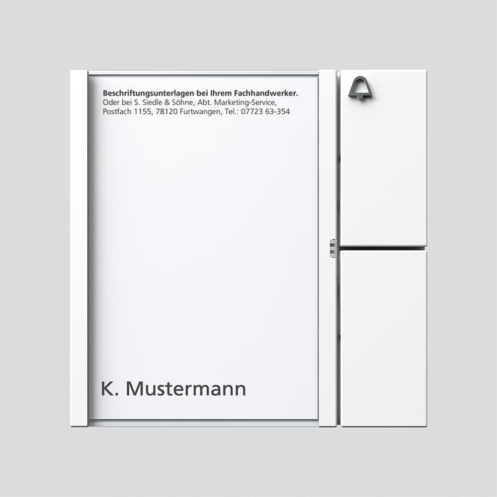 Siedle&Söhne Tasten-Modul TM 612-1 W 200035513-00 Image