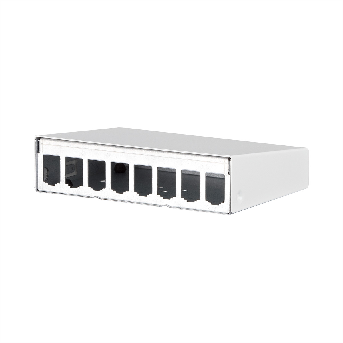 METZ CONNECT Modul AP-Gehäuse 8 Port reinweiß RAL9010 Image
