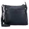 L.CREDI Sabrina Umhängetasche Leder 26 cm schwarz Schwarz Damen