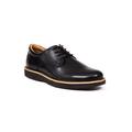 Wide Width Men's Deer Stags® Walkmaster Plain Toe Oxford Shoes with Memory Foam by Deer Stags in Black (Size 10 1/2 W)