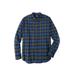 Men's Big & Tall Holiday Plaid Flannel Shirt by Liberty Blues in Tartan Plaid (Size 8XL)