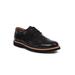 Wide Width Men's Deer Stags® Walkmaster Wingtip Oxford Shoes with S.U.P.R.O 2.0 Memory Foam by Deer Stags in Black (Size 9 W)