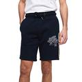 Superdry Men's College Applique Jogger Shorts (Navy) M