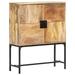 Millwood Pines Mancini Highboard 31.5" x 11.8" x 39.4" Solid Acacia Wood Wood/Metal in Brown | 39.37 H x 31.5 W x 11.81 D in | Wayfair