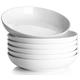 Y YHY 8.5''Pasta Bowl, Porcelain Salad Bowl, Large Ceramic White Soup Bowl Set, Serving Plates for Salad Pasta Soup Fruit, Microwave Dishwasher Safe, 30 oz/880 ml, Set of 6