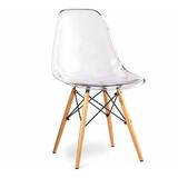 George Oliver Wilhoit Dining Chair Plastic/Acrylic in Brown | 31 H x 15 W x 18 D in | Wayfair 29FC2E7ADBB64A11B7F9D7D996D74105