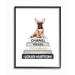 Stupell Industries Relaxed Puppy Resting On Chic Women's Fashion Books by Amanda Green - Graphic Art Print on in Black/Brown | Wayfair