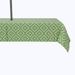 Bay Isle Home™ Viviano Geometric Tablecloth Polyester in Gray/Green | 60 D in | Wayfair B6E49BED6B0D4D32A906311DDFFD0232