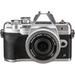 Olympus OM-D E-M10 Mark IV Mirrorless Camera with 14-42mm EZ Lens (Silver) V207132SU000