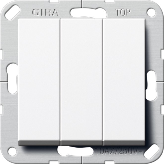 Gira Wippschalter Wechsel 3fach 283203 Image