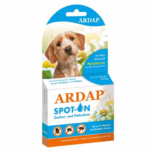 Ardap Spot-on für kleine Hunde bis 10 kg 3 St Tropfen
