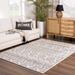 Warroad 2'7" x 10' Traditional Charcoal/Light Beige/Peach Runner - Hauteloom