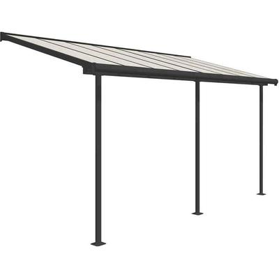 Canopia Aluminium Terrassenüberdachung Sierra Anthrazit 228x448x300 cm - Palram Image