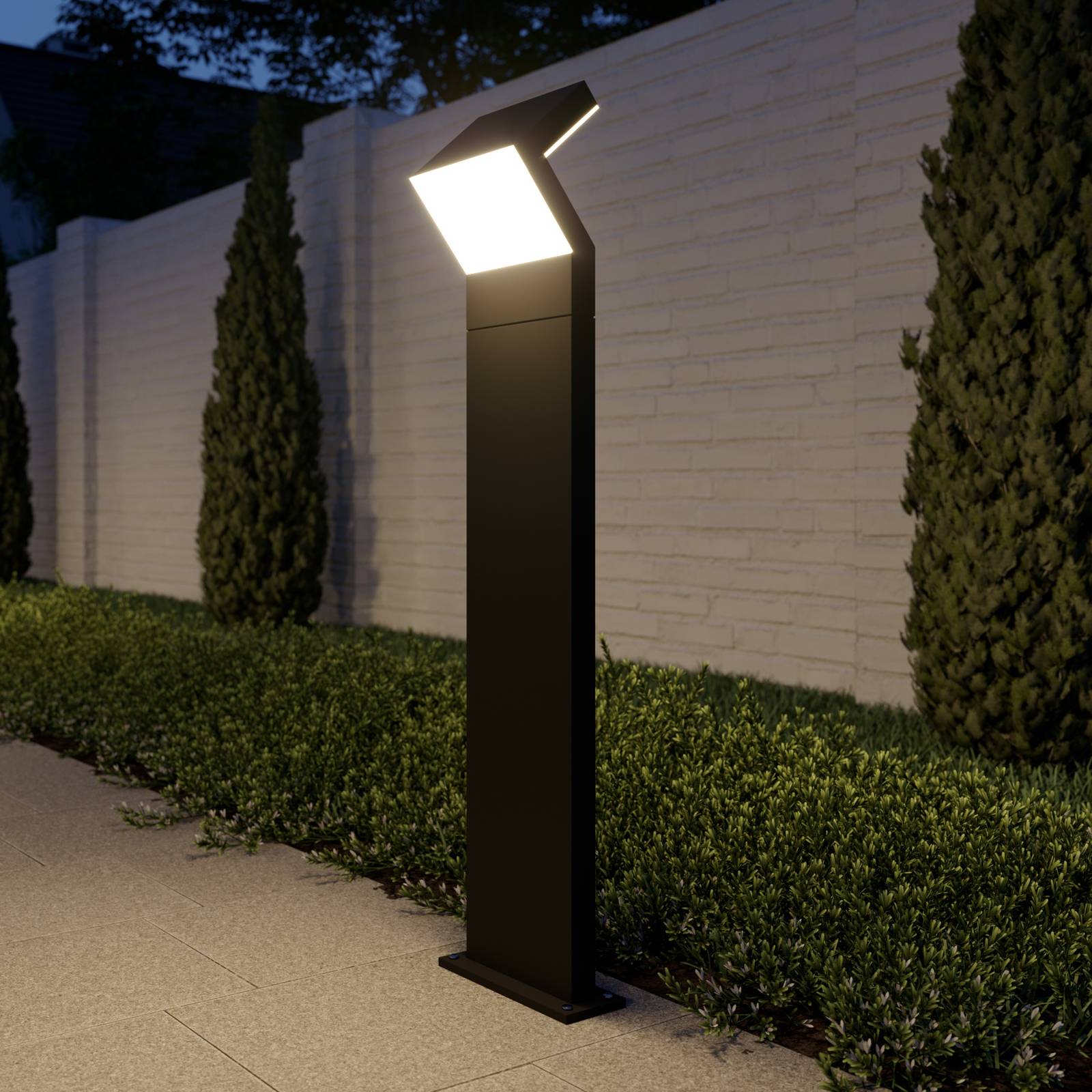 LED Wegeleuchte Havin Arcchio, schwarz, Aluminium, Modern, LED Außenleuchte
