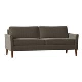 Ebern Designs Soroya 77.75" Flared Arm Sofa w/ Reversible Cushions Polyester/Other Performance Fabrics in Brown | Wayfair