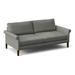 Greyleigh™ Logan 77.5" Rolled Arm Sofa Polyester/Other Performance Fabrics in Gray/Brown | 33 H x 77.5 W x 36.75 D in | Wayfair