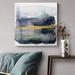 Mercer41 'Golden Indigo I' - Wrapped Canvas Print Canvas, Solid Wood in Black/Brown/Gray | 10 H x 10 W in | Wayfair