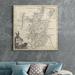 World Menagerie 'Map of Scotland' - Wrapped Canvas Graphic Art Print Metal in Gray/White | 40 H x 40 W x 1 D in | Wayfair