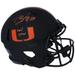 Jeremy Shockey Miami Hurricanes Autographed Riddell Eclipse Speed Authentic Helmet with "2001 Champs" Inscription