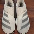 Adidas Shoes | Adidas 3/4 Top Sneaker White /Grey | Color: Gray/White | Size: 5