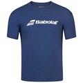 Babolat Exercise Tee Boy Unisex Kinder T-Shirt, Blau (Estate Blue), Meliert, Einheitsgröße
