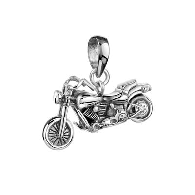 KUZZOI - Herren Motorrad Bike Rock in 925 Sterling Silber Herrenschmuck 1 ct