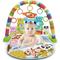 Spieldecke Baby Aktivitätsmatte Baby Spielmatte Baby Fitness Spielmatte 4 in1 Mehrfarbiges Tiermotiv
