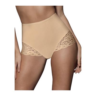 Plus Size Women's Shaping Brief with Lace Firm Control 2-Pack by Bali in Nude (Size XL)