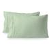 Ultimate Percale 100% Cotton 400TC Cool & Crisp Pillowcases Cotton Percale in Green | Standard | Wayfair 8903062030027