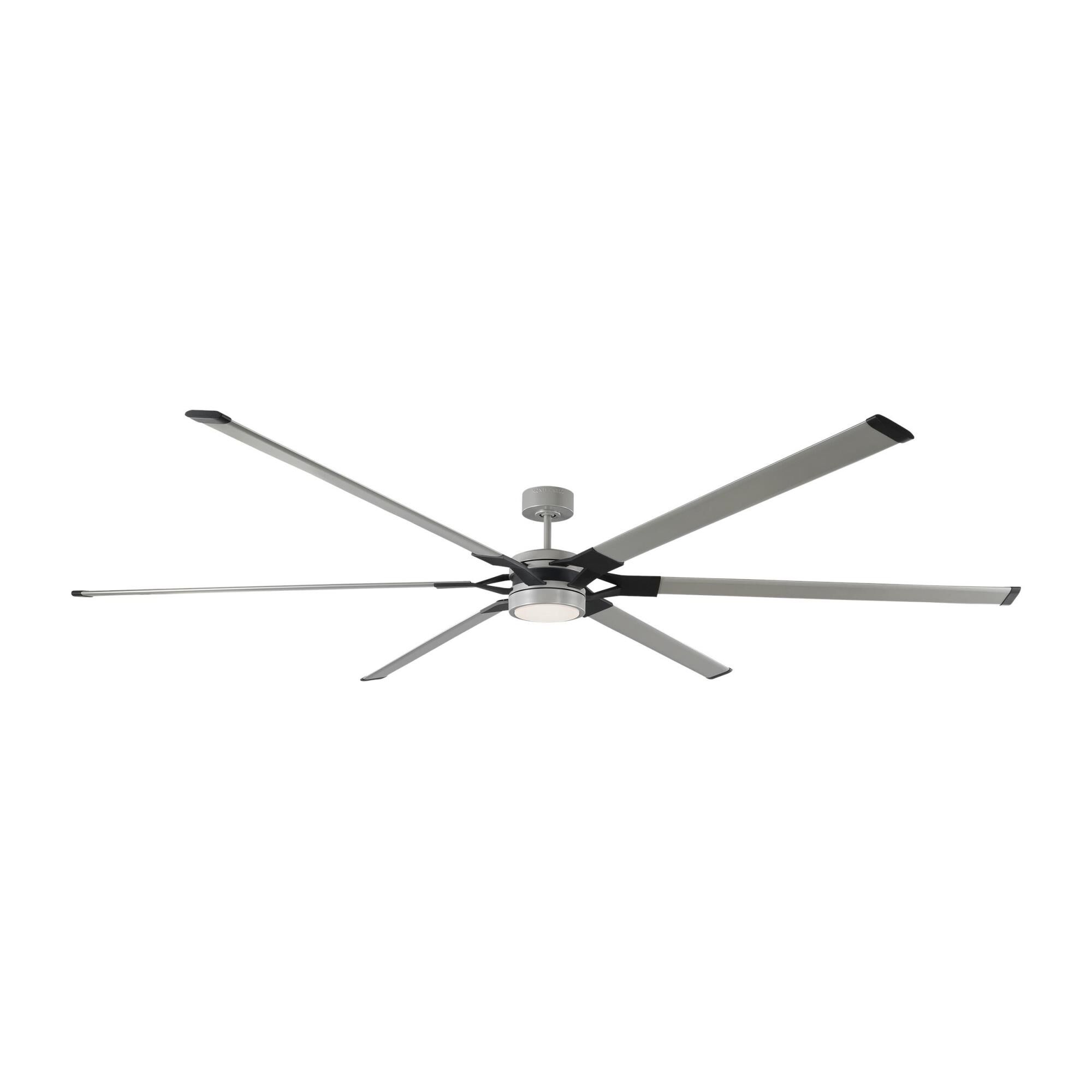 Visual Comfort Fan Collection Loft 96 Inch Ceiling Fan with Light Kit - 6LFR96PBSD