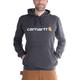 Carhartt Men's Signature Logo Midweight Sweatshirt Sweater, Carbon Heather, XL