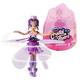 HATCHIMALS Pixies, Crystal Flyers Purple Magical Flying Pixie with Lights Glittery Wings and Crystal Egg Case Toy Drone for Kids Aged 6 and up