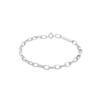 KUZZOI Herren Gliederkette Oval Massiv Basic 925 Silber 23