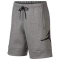 Air Jordan Mens Fleece Shorts Basketball Pants Trousers Bottoms Lightweight Carbon Heather/Carbon Heather/Black M