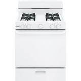 Hotpoint 30" 4.8 cu. ft. Freestanding Gas Range in White | 44.75 H x 30 W x 28.75 D in | Wayfair RGBS300DMWW