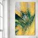 Everly Quinn 'Let Your Light Shine, Matthew 5:16' by Mark Lawrence Graphic Art Print Canvas in Green/Yellow | 48 H x 28 W x 1.5 D in | Wayfair