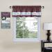August Grove® Aneesa Plaid Tailored Kitchen Curtain Cotton Blend in Red/White | 24 H x 58 W x 1 D in | Wayfair 246F5C727D4B489A9594C90D66AC84BF