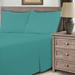 August Grove® Palestro 600 Thread Count Cotton Blend Sateen Sheet Set Cotton in Green/Blue | Split King | Wayfair ANEW1170 37423732