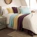 Wrought Studio™ Adriel Flannel 3 Piece Duvet Cover Set Flannel, Cotton in Indigo | Full/Queen | Wayfair VKGL3393 27475303