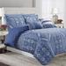 Astoria Grand Carncastle 5 Piece Duvet Cover Set Cotton in Blue | Queen | Wayfair ASTG2964 30364992