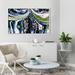 Orren Ellis 'Jesus Christ The Savior, Luke 2:11' by Mark Lawrence Painting Print Canvas in Blue/Green/White | 31.5 H x 51.5 W x 2 D in | Wayfair