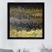 Everly Quinn 'Light Has Dawned, Matthew 4:16' by Mark Lawrence Painting Print Canvas in Black/Yellow | 37.5 H x 37.5 W x 1 D in | Wayfair