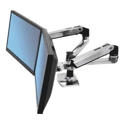 ERGOTRON Monitorarm mit Tischhalterung »LX Dual» Alu silber