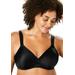 Plus Size Women's Brigitte Lace Underwire T-Shirt Bra 5214 by Leading Lady in Black (Size 38 A)