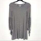 American Eagle Outfitters Dresses | American Eagle | Striped Criss Cross Dress Size Xs | Color: Black/White | Size: Xs