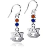 Dayna Designs Auburn Tigers Dangle Crystal Earrings