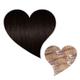 GLOBAL EXTEND® Clip in Extensions nahtlos schwarzbraun#1B 50cm 190g Volume Seamless Clips aus 100% Echthaar Haarverlängerung nahtlose Haarclips Haarverdichtung Real Human Hair