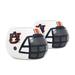 Auburn Tigers 2-Piece Ceramic Helmet Planter Set