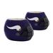 Minnesota Vikings 2-Piece Ceramic Helmet Planter Set